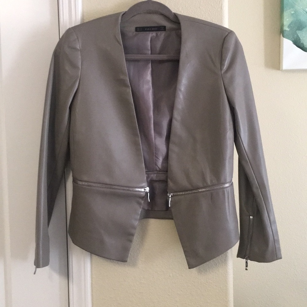 Like New Zara Faux Leather Jacket